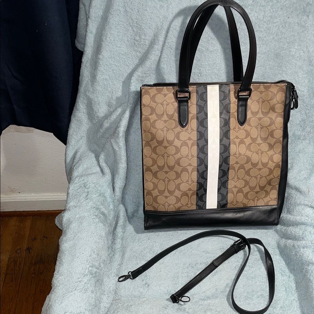 Coach Tri-Color Tote